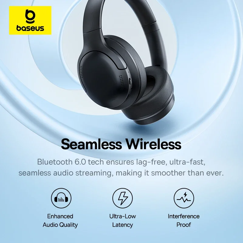 Baseus BH1 Lite ENC Wireless H - Anc Wireless Over Ear Headphones recension och pris