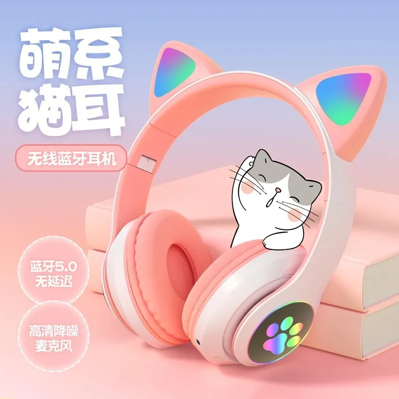 Cat Ear Bluetooth Headphones W - Cat Ear Bluetooth Headset Led recension och pris