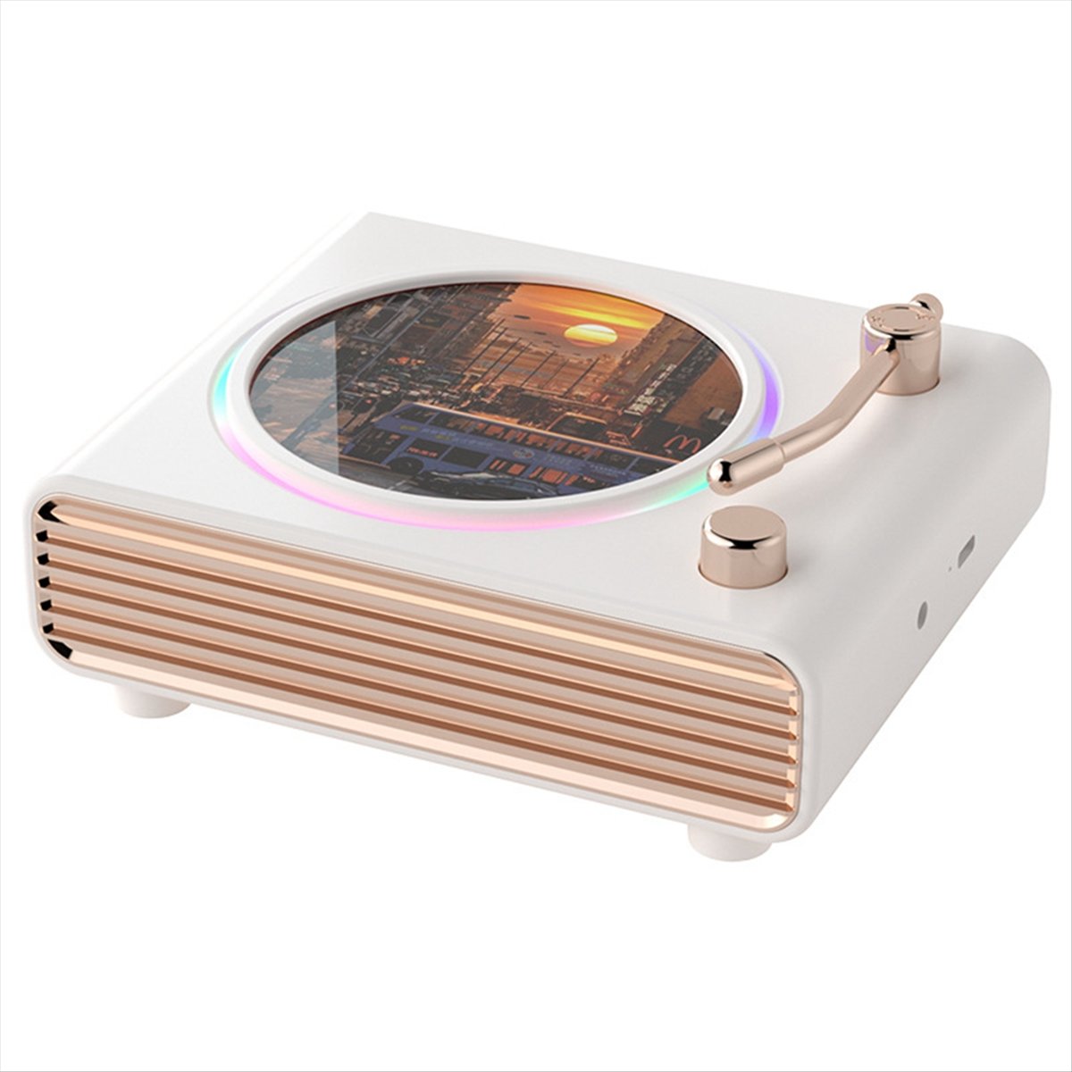 *X07A Portable Retro White Blu - Speakers recension och pris