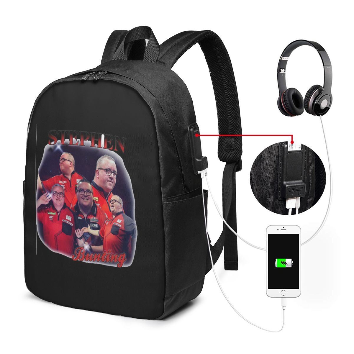 Stephen Bunting Bootleg Backpa - Laptops recension och pris