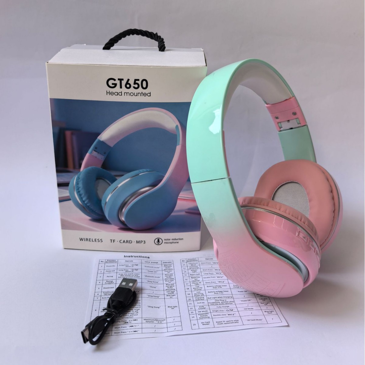GT650 Cute Cat Ears Bluetooth5 - Cat Ear Bluetooth Headset Led recension och pris