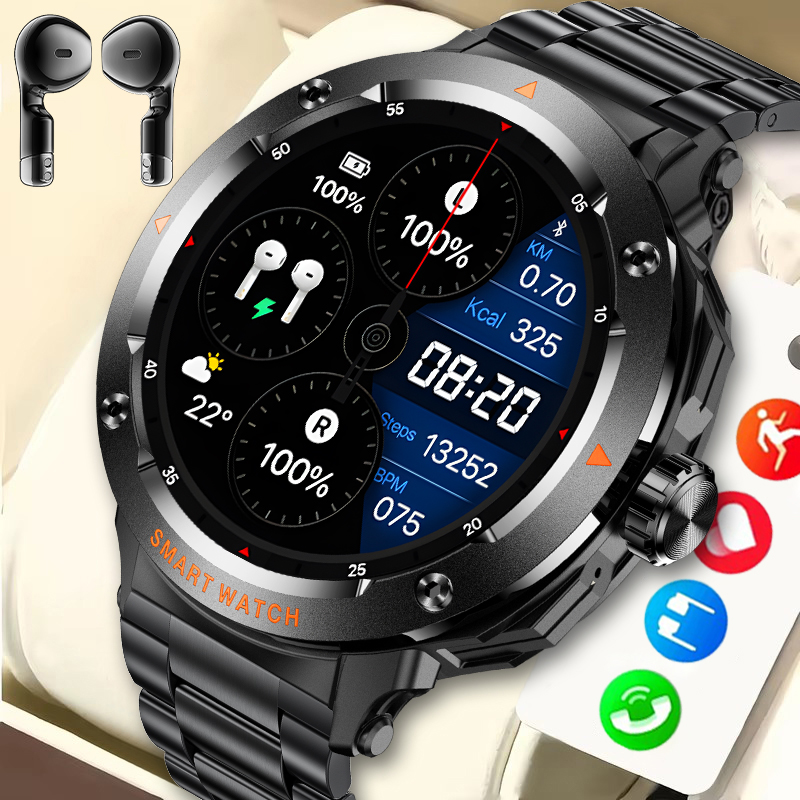 LIGE New 2 In 1 Smart Watch wi - Tws Earbuds Bluetooth 5.3 recension och pris
