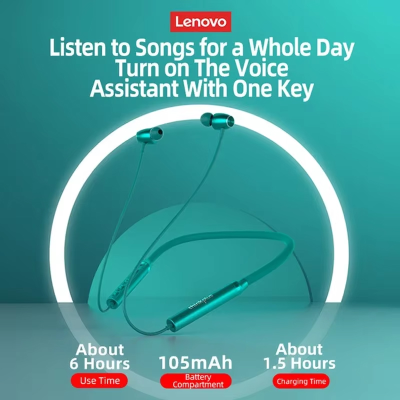 Origial Lenovo HE05X Bluetooth - Magnetic Neckband Sports Earphones recension och pris