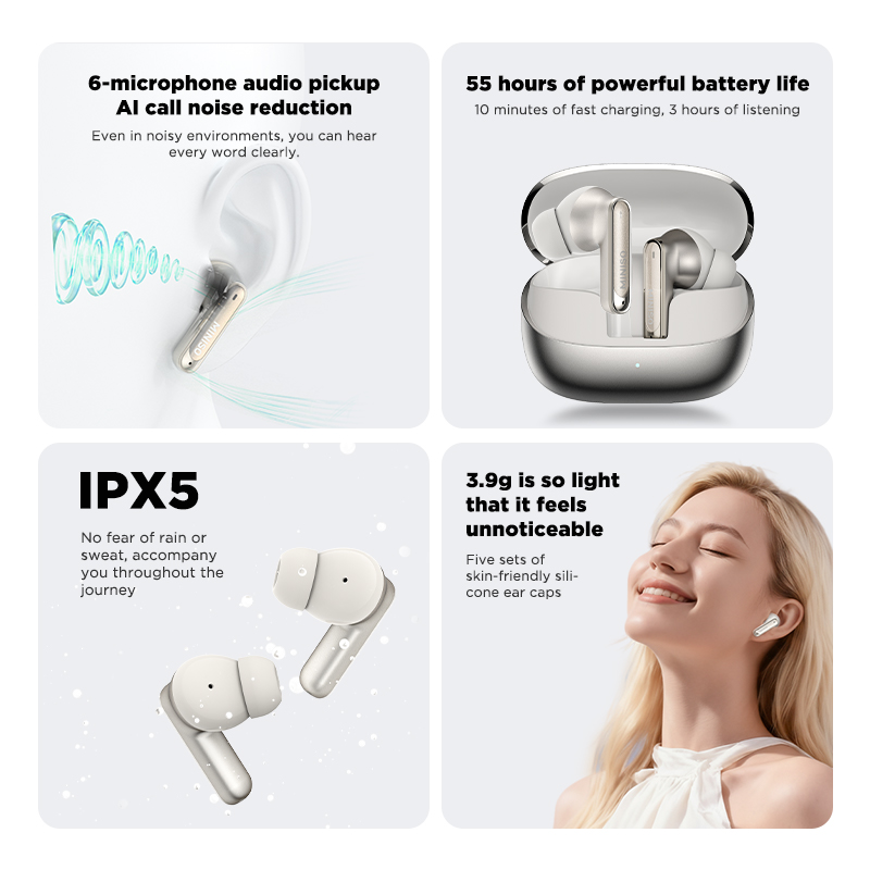 MINISO MS106 Bluetooth Earphon - Headphones recension och pris