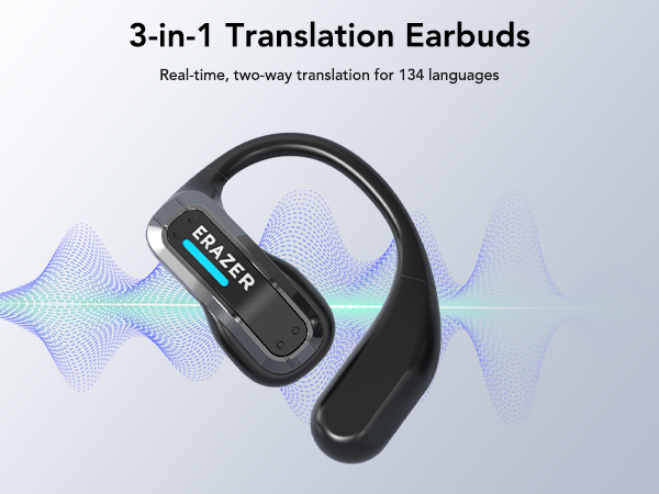 ERAZER X8 Real Time Translatio - Headphones recension och pris