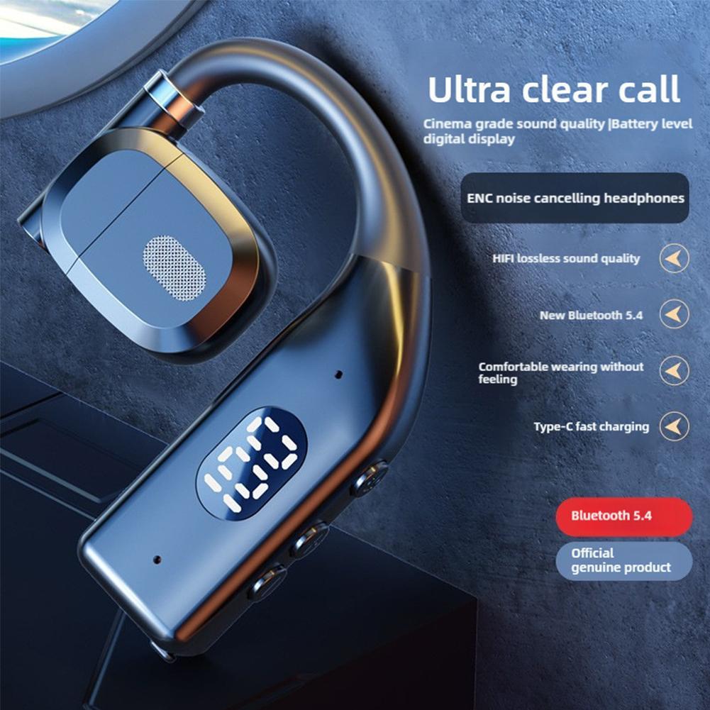 Wireless Earhook Bluetooth Hea - Bone Conduction Running Headphones recension och pris