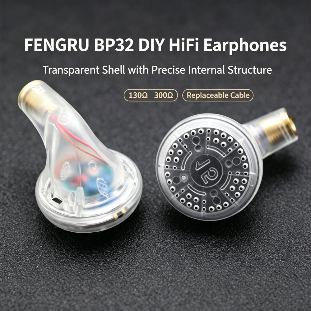 FENGRU BP32 Diy 130 ohm Beryll - Planar Magnetic Iem Earphones recension och pris