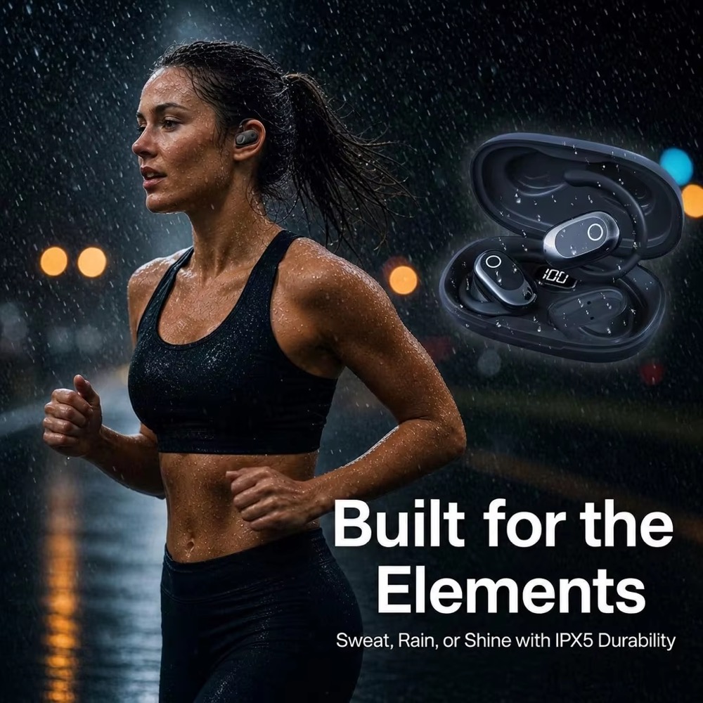 Open Ear Earbuds and Wireless  - Bone Conduction Running Headphones recension och pris
