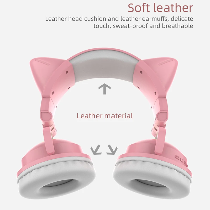 ZW068 Bluetooth Headphones LED - Cat Ear Bluetooth Headset Led recension och pris