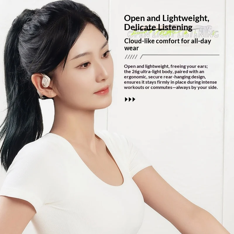 LANGSDOM AirWave Open Ear Blue - Bone Conduction Running Headphones recension och pris