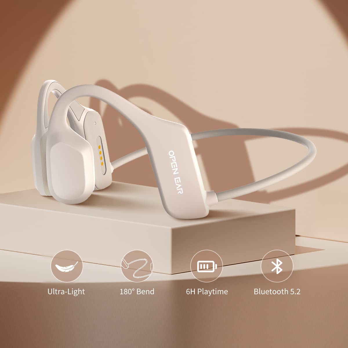 EASYBUDS Bone Conduction Headp - Bone Conduction Running Headphones recension och pris