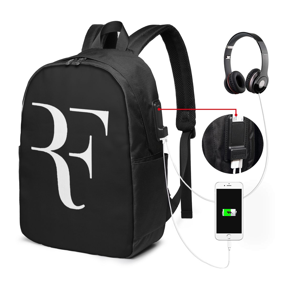 Roger Federer Backpack Travel  - Laptops recension och pris