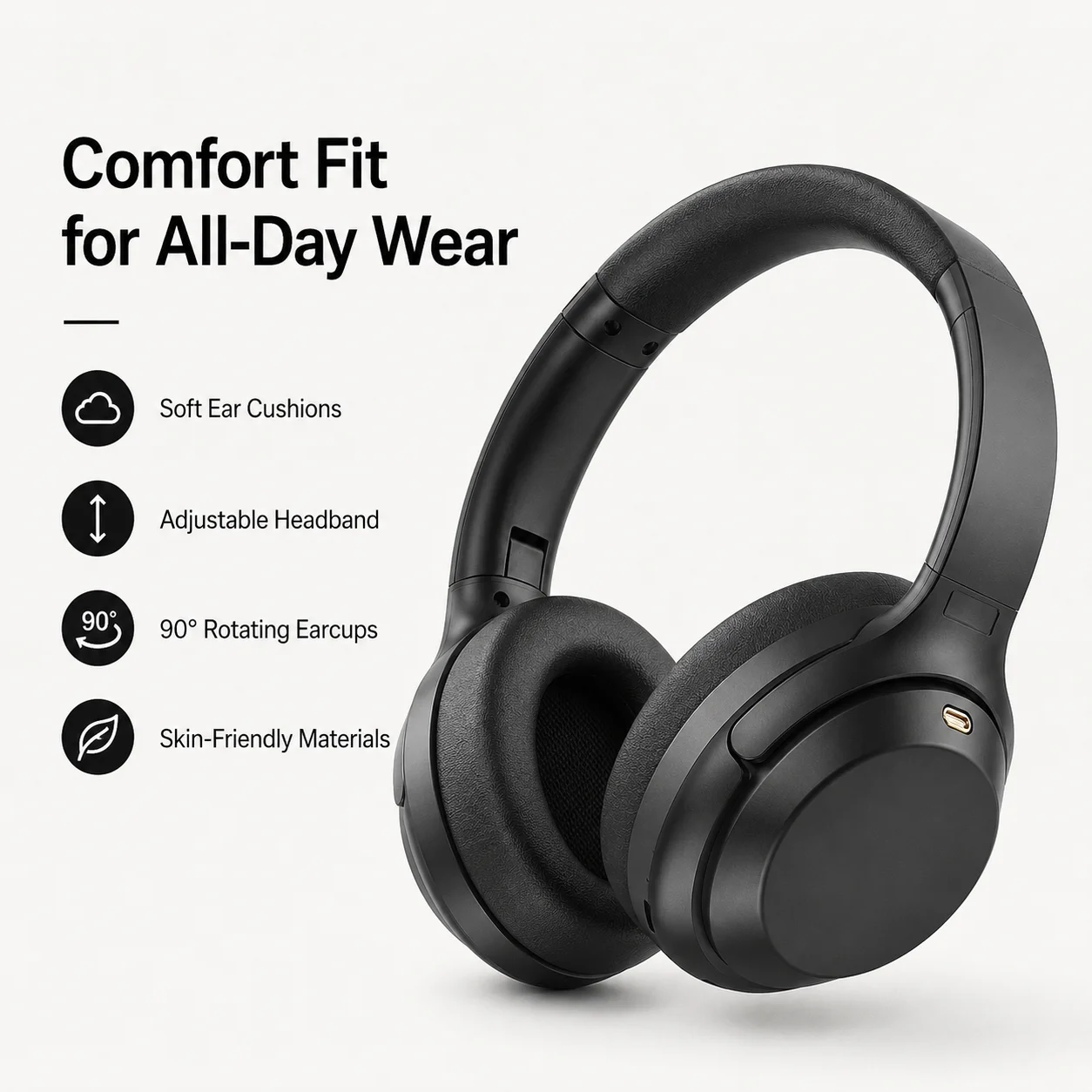 Gaming Headset Bluetooth Headp - Anc Wireless Over Ear Headphones recension och pris
