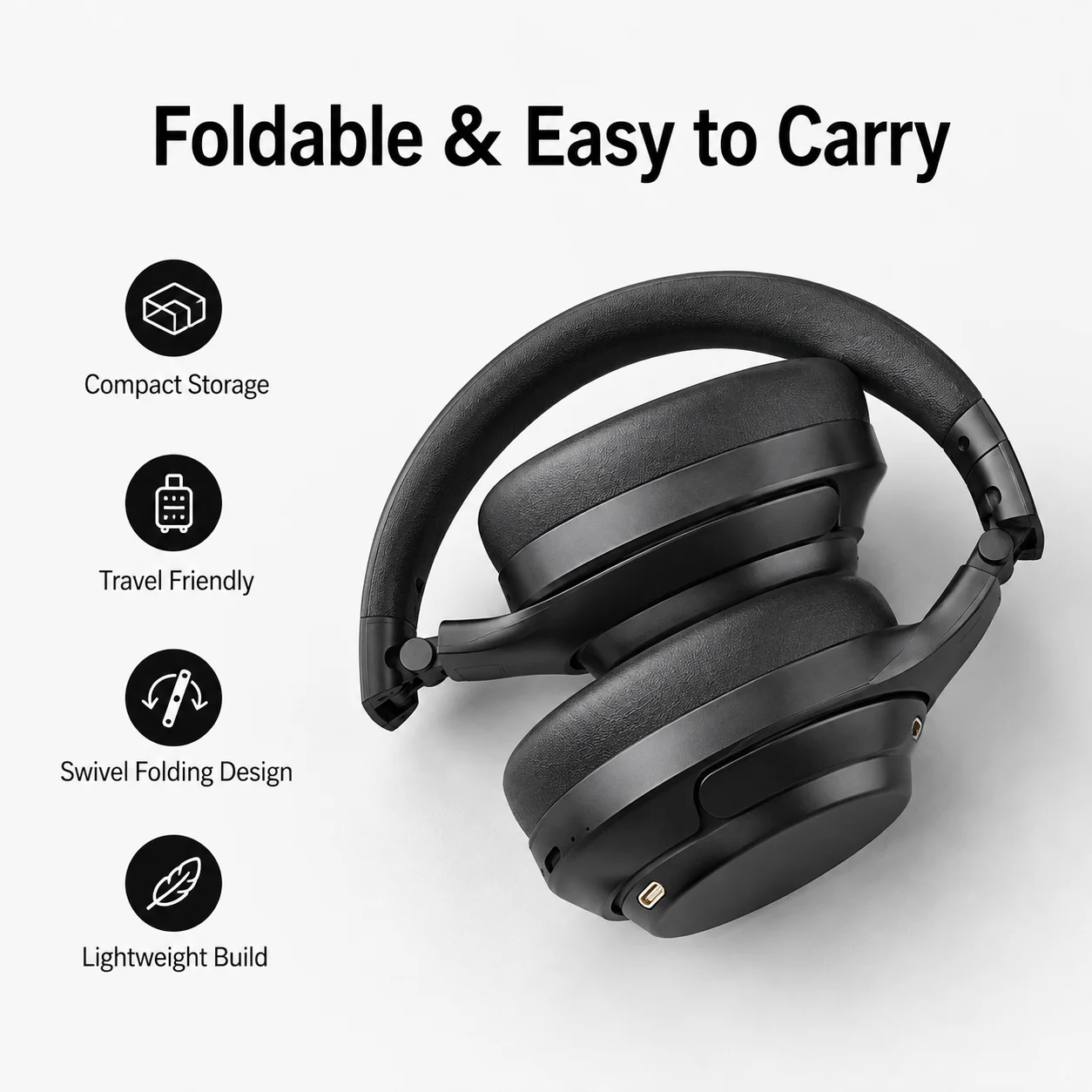 Gaming Headset Bluetooth Headp - Anc Wireless Over Ear Headphones recension och pris