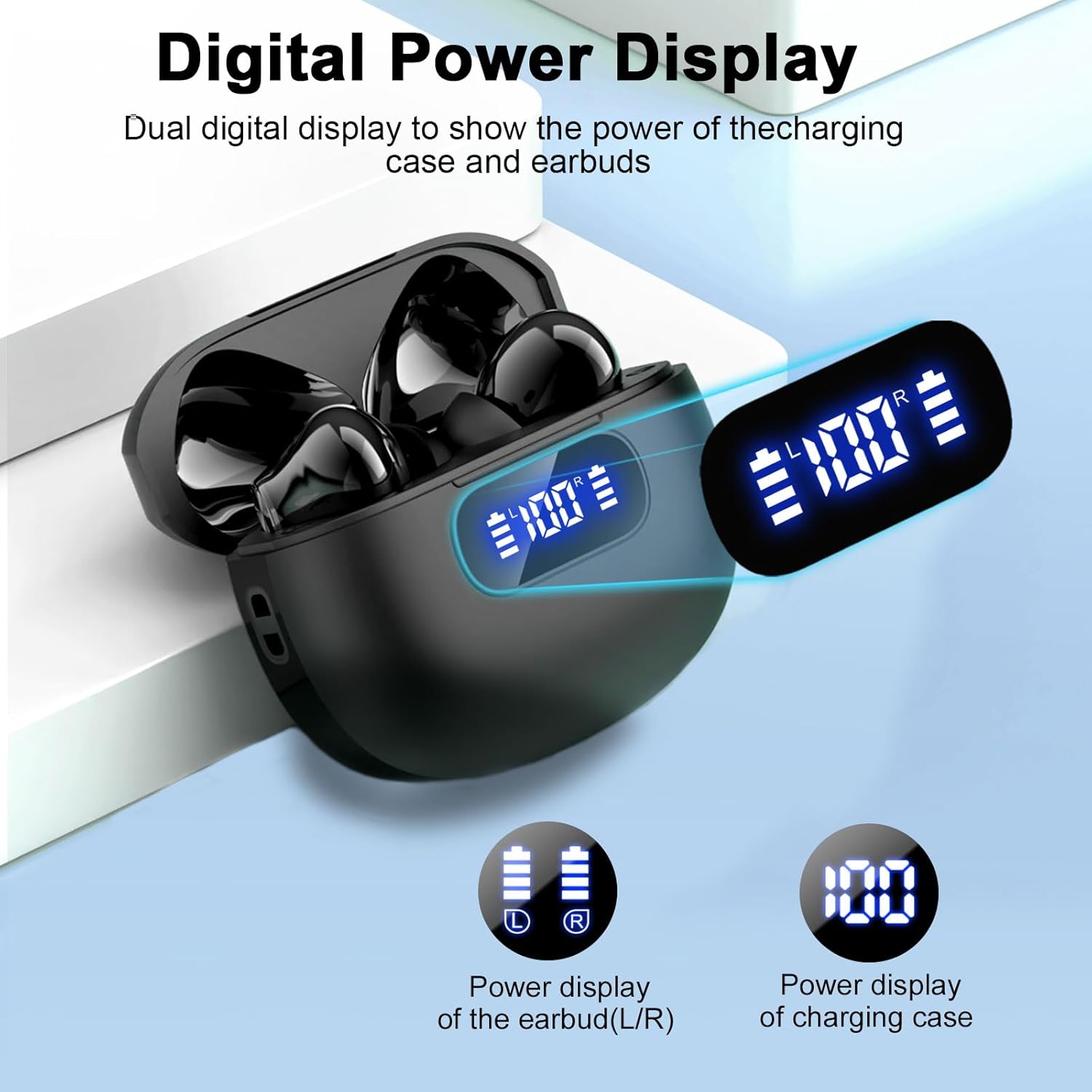 HiFi Stereo Wireless Earbuds w - Bone Conduction Running Headphones recension och pris