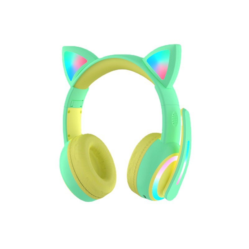 Bluetooth Headphones Cat Ear D - Cat Ear Bluetooth Headset Led recension och pris