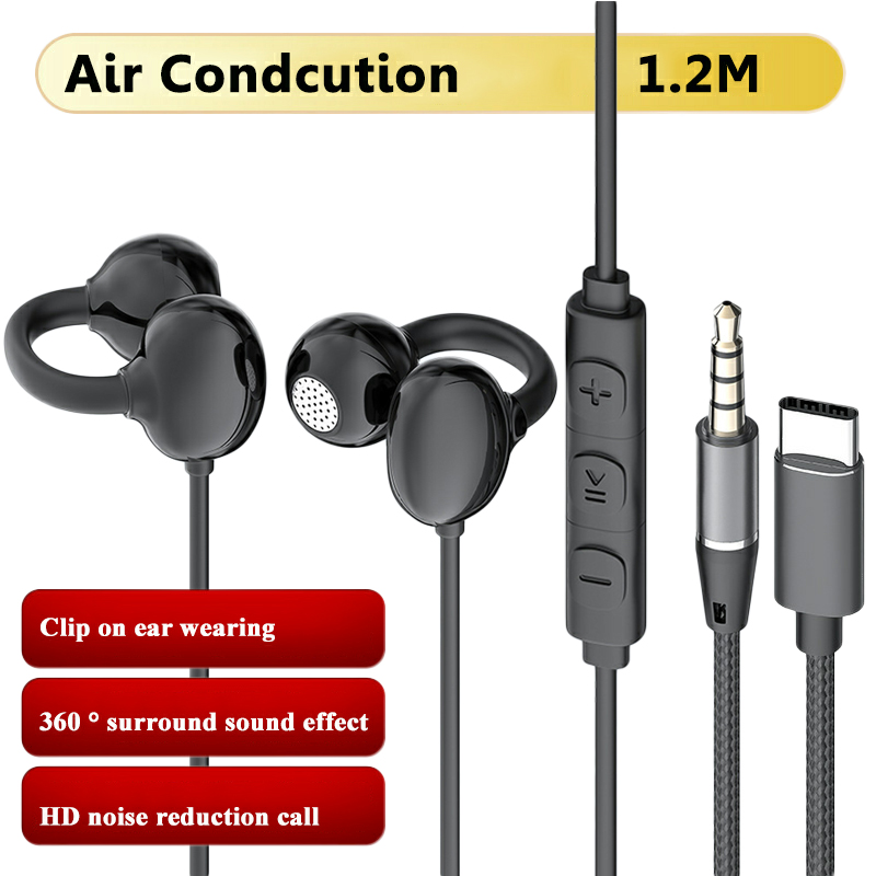 Wired Open Ear Headphones 3.5m - Open Ear Air Conduction Headphones recension och pris