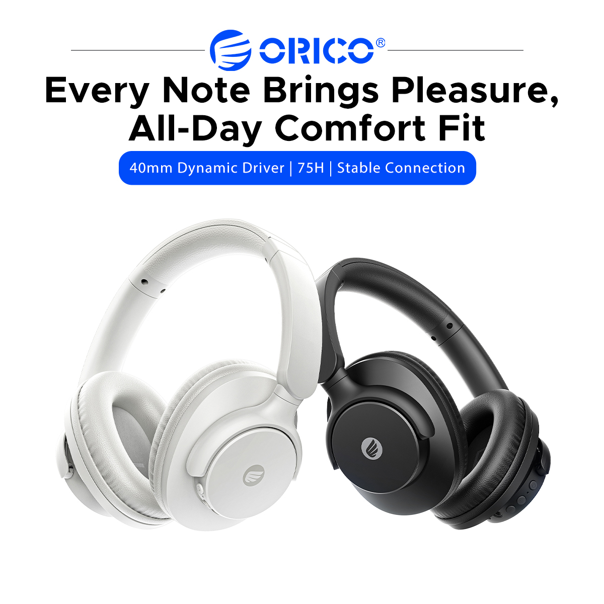 ORICO Wireless Over-Ear Blueto - Anc Wireless Over Ear Headphones recension och pris