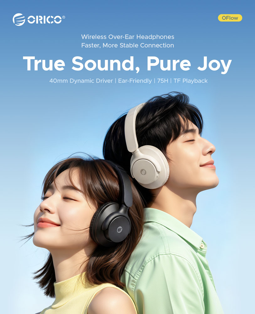 ORICO Wireless Over-Ear Blueto - Anc Wireless Over Ear Headphones recension och pris