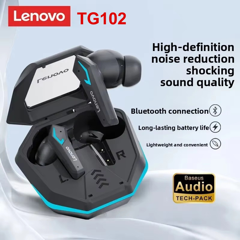 Lenovo TG102 Gaming Wireless E - Gaming Headset With Mic Rgb recension och pris