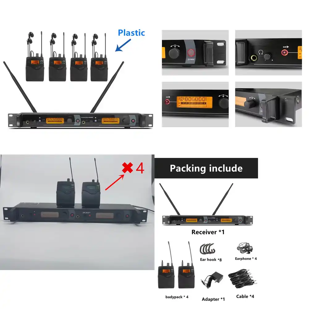 572-603mhz 2050EX Double Trans - In Ear Monitors For Singers recension och pris