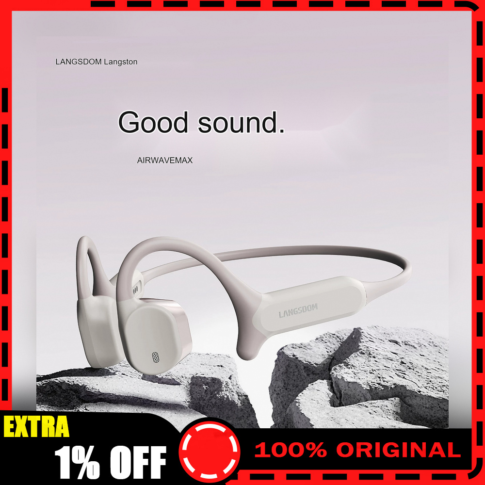 LANGSDOM AirWave Max Open Ear  - Bone Conduction Running Headphones recension och pris